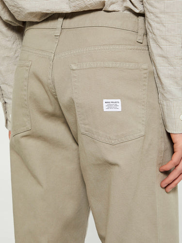 Norse Projects - Mogens Relaxed 5 Pocket Heavy Twill Pants in Clay