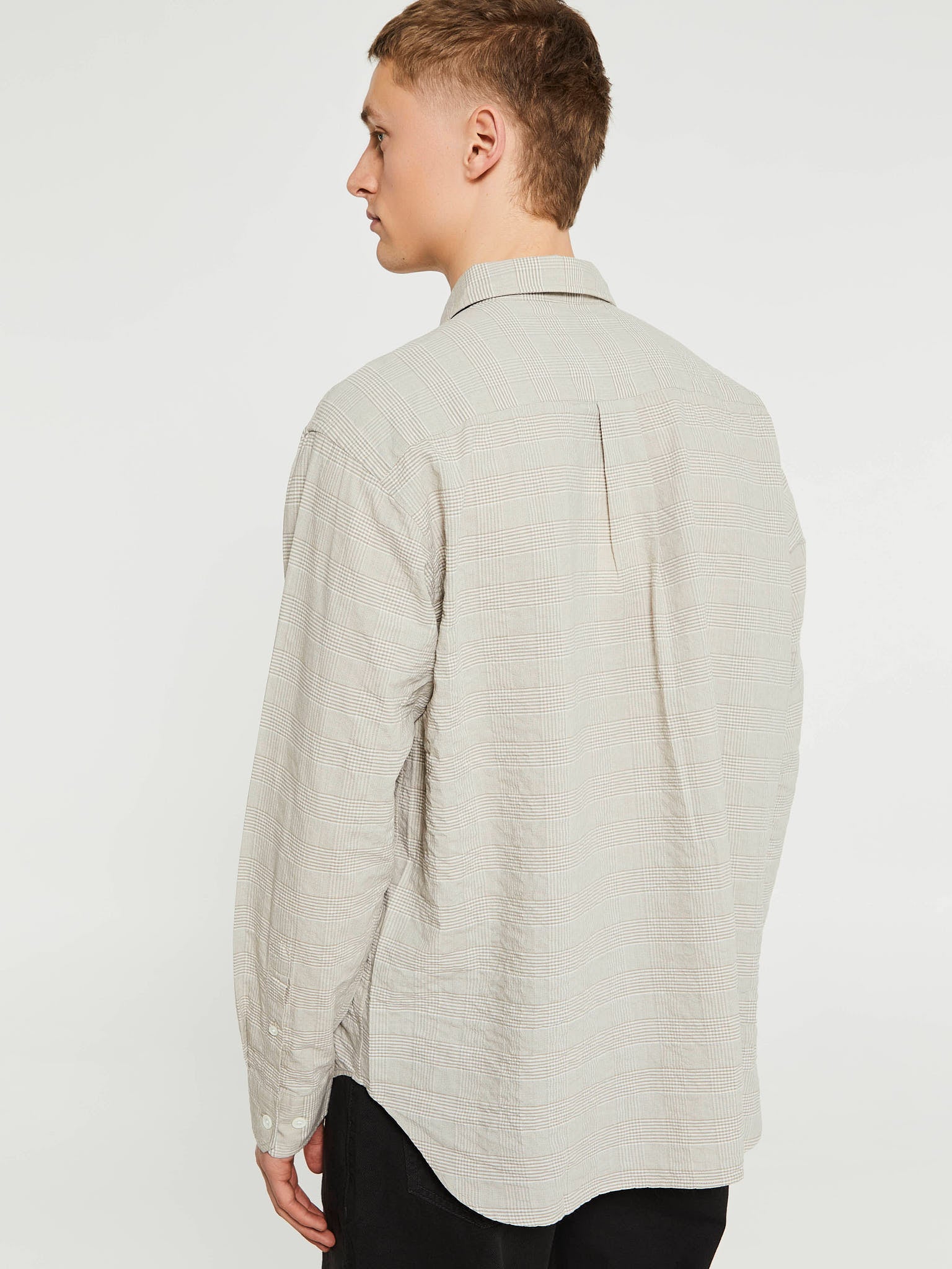 Norse Projects - Mo Oversized Check Shirt in Heathland Brown