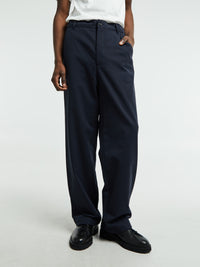 Norse Projects - Ragnar Cotton Wool Twill Trousers in Dark Navy