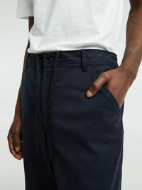 Norse Projects - Ragnar Cotton Wool Twill Trousers in Dark Navy