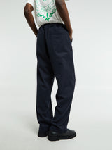 Norse Projects - Ragnar Cotton Wool Twill Trousers in Dark Navy