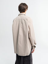 Norse Projects - Ole Oversized Poplin Check Shirt in Walnut