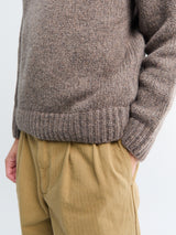 Norse Projects - Birger Wool Raglan Pullover in Walnut