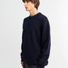 Norse Projects - Henning Cotton Wool Rib Sweater in Dark Navy