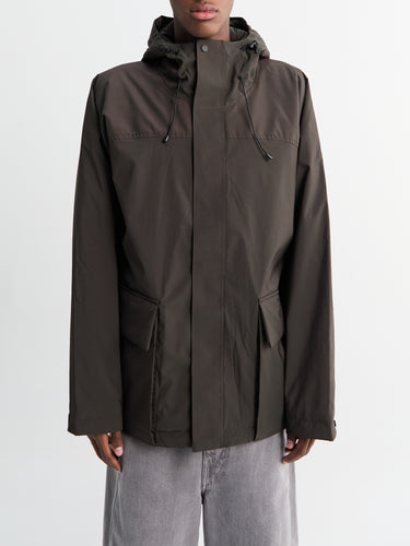 Norse Projects - Herluf Alpinix Smart Merino Jacket in Seal Brown