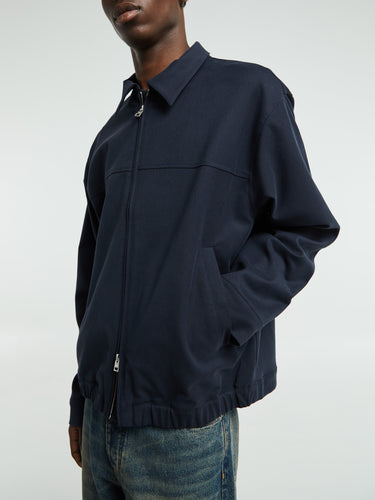 Norse Projects - Marcus Cotton Wool Twill Jacket in Dark Navy