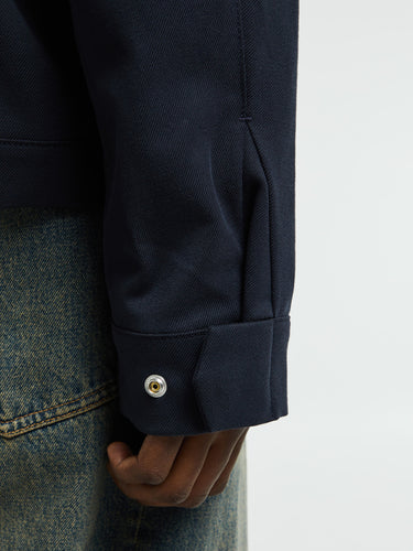 Norse Projects - Marcus Cotton Wool Twill Jacket in Dark Navy