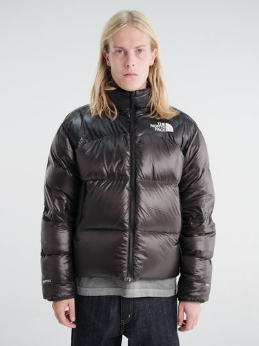 The North Face - Men's Pertex Nuptse Reversible Jacket in Lead TNF Black
