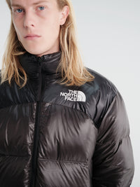 The North Face - Men's Pertex Nuptse Reversible Jacket in Lead TNF Black