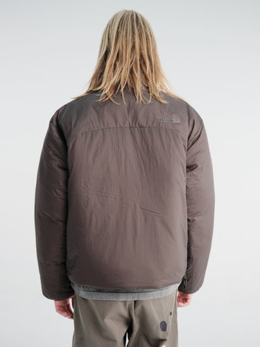 The North Face - Men's Pertex Nuptse Reversible Jacket in Lead TNF Black