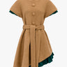 Nicklas Skovgaard - Diana Dress in Tan & Turquoise