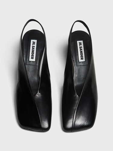 Jil Sander - Sling Backs in Black