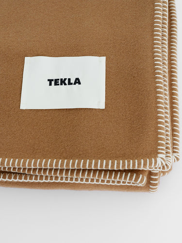 Tekla - Lambswool Blanket in Oak