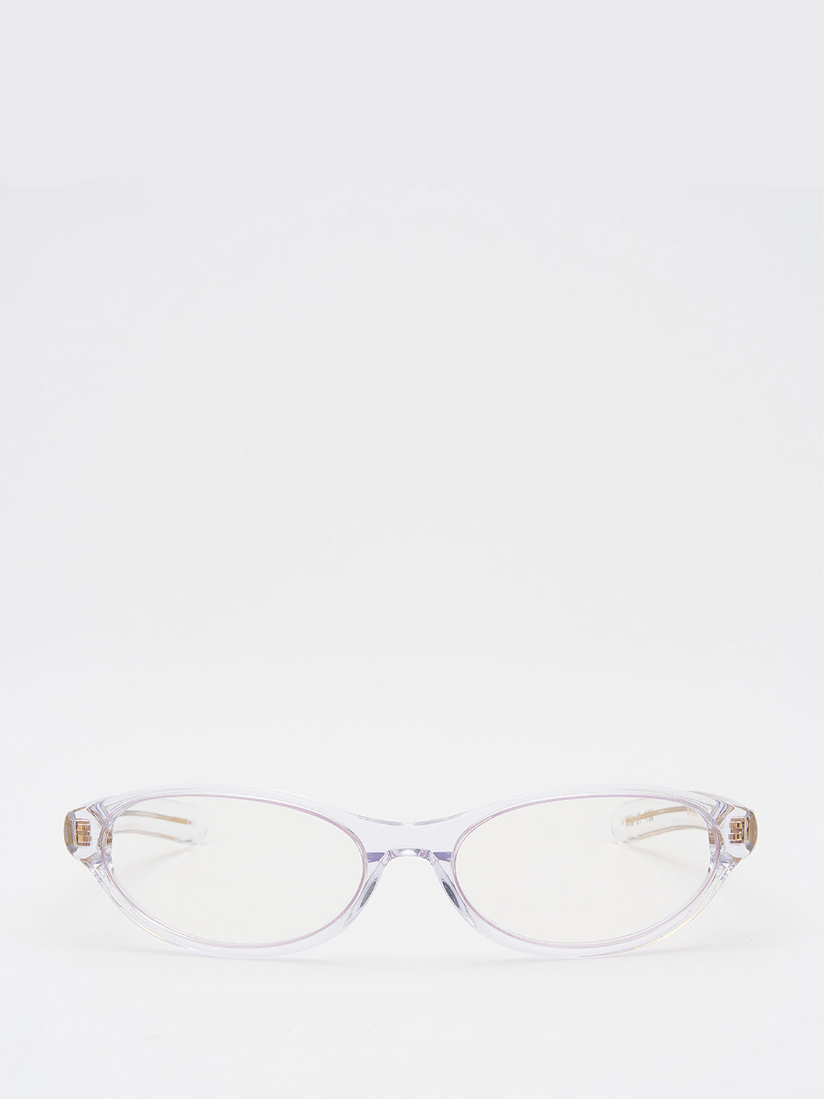 Flatlist - Olympia Sunglasses in Clear Crystal and Clear Lens