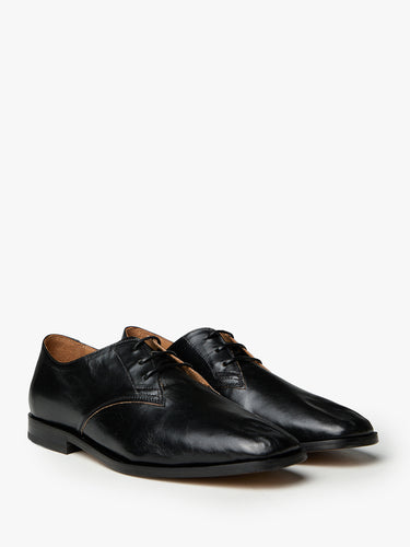Our Legacy - Collapsing Consultant in True Dye Black Leather
