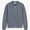 Our Legacy - Rift Zip Sweatshirt in Relic Plum Star Fleece