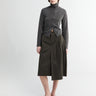 Our Legacy - Origami Skirt in Antique Mudd Coated Sateen