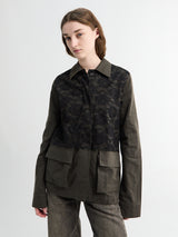 Our Legacy - Split Jacket in Antique Mudd Coated Sateen
