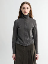 Our Legacy - Tornado Cardigan in Washed Black Rogue Loopback