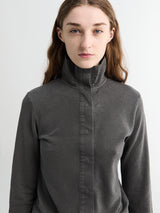 Our Legacy - Tornado Cardigan in Washed Black Rogue Loopback