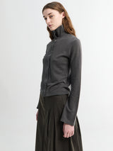 Our Legacy - Tornado Cardigan in Washed Black Rogue Loopback