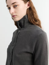 Our Legacy - Tornado Cardigan in Washed Black Rogue Loopback