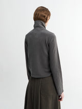 Our Legacy - Tornado Cardigan in Washed Black Rogue Loopback