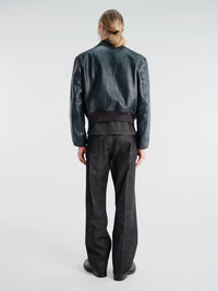 Our Legacy - Mini Bomber in Station Blue Pliable Bovine