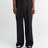 Our Legacy - Borrowed Chino in Black Panama Wool
