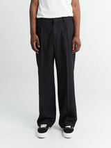 Our Legacy - Borrowed Chino in Black Panama Wool