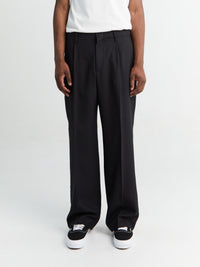 Our Legacy - Borrowed Chino in Black Panama Wool