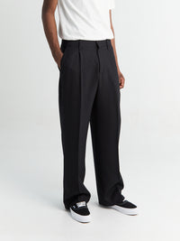 Our Legacy - Borrowed Chino in Black Panama Wool