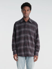 Our Legacy - Above Shirt in Faded Nocturne Check Flannel