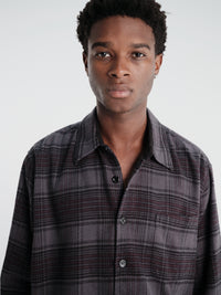 Our Legacy - Above Shirt in Faded Nocturne Check Flannel