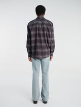 Our Legacy - Above Shirt in Faded Nocturne Check Flannel