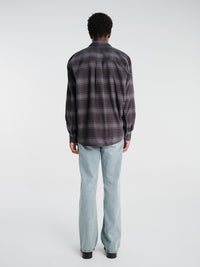 Our Legacy - Above Shirt in Faded Nocturne Check Flannel
