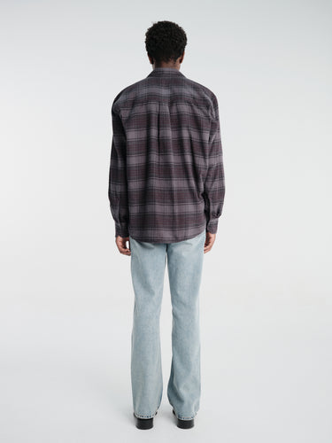 Our Legacy - Above Shirt in Faded Nocturne Check Flannel