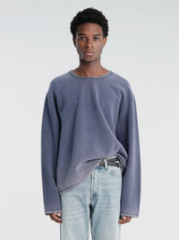 Our Legacy - Double Lock U Neck in Grape Alloy Star Fleece