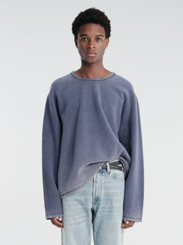 Our Legacy - Double Lock U Neck in Grape Alloy Star Fleece
