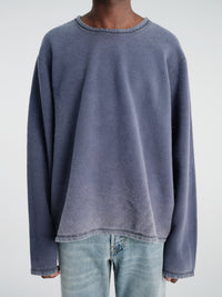 Our Legacy - Double Lock U Neck in Grape Alloy Star Fleece