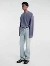 Our Legacy - Double Lock U Neck in Grape Alloy Star Fleece