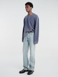 Our Legacy - Double Lock U Neck in Grape Alloy Star Fleece