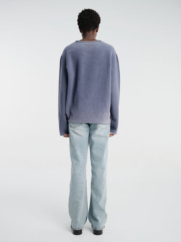 Our Legacy - Double Lock U Neck in Grape Alloy Star Fleece