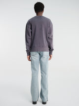 Our Legacy - Rift Zip Sweatshirt in Relic Plum Star Fleece