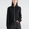 Our Legacy - Slim Zip Longsleeve in Obsidian Depth Woolcose Ridge