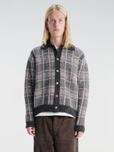 Our Legacy - Evening Polo in Grand Check Fuzzy Alpaca