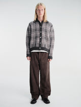 Our Legacy - Evening Polo in Grand Check Fuzzy Alpaca