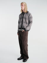 Our Legacy - Evening Polo in Grand Check Fuzzy Alpaca