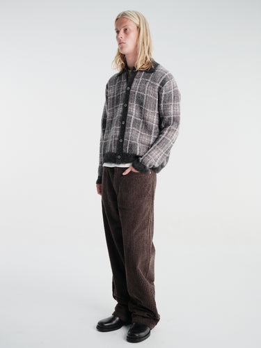 Our Legacy - Evening Polo in Grand Check Fuzzy Alpaca
