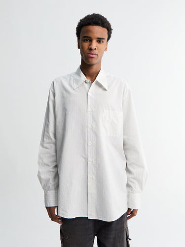 Our Legacy - Above Shirt in Index Stripe Coolthread Cloth